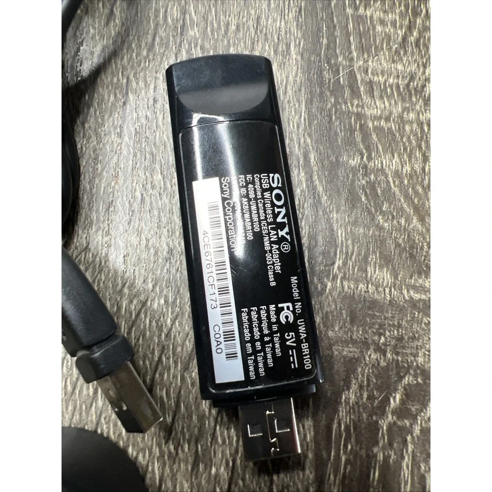 Sony UWA-BR100 USB Wireless LAN Adapter & Charger For Bravia Flat Screen TV